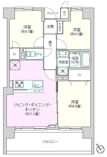 ライオンズマンション向ヶ丘遊園第3