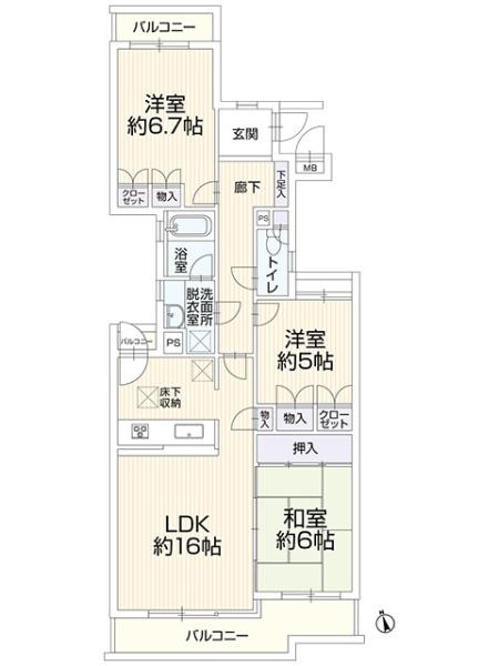 藤和ライブタウン百合ヶ丘2　1号棟