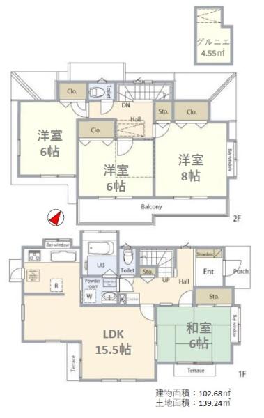 川崎市多摩区長沢４丁目の中古一戸建て