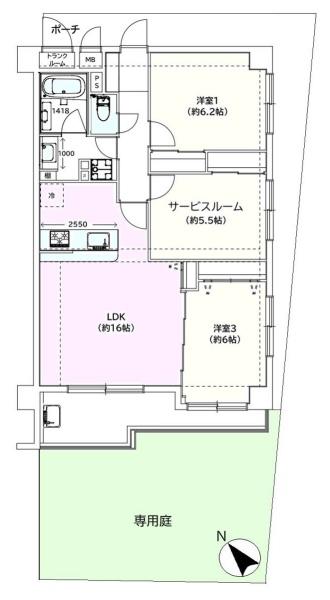 レリアコート中野島