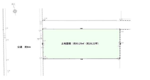 多摩区登戸　建築条件なし売地