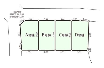 多摩区菅城下　新築一戸建て