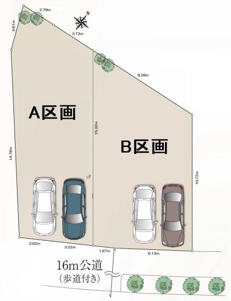 町田市真光寺町　建築条件なし売地