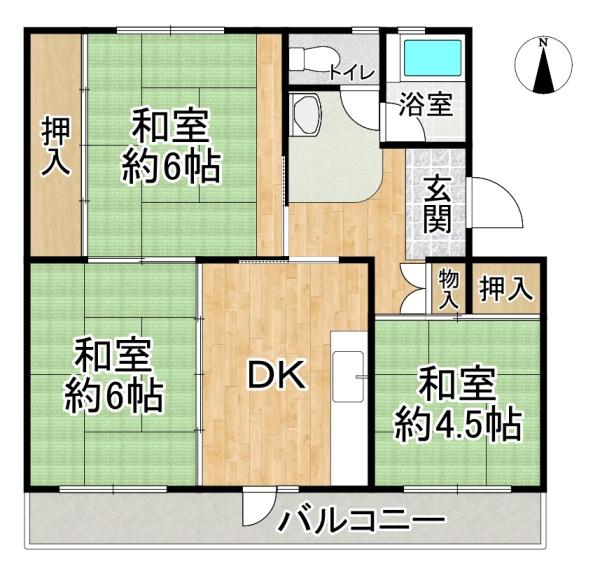 富田第二住宅７４号棟