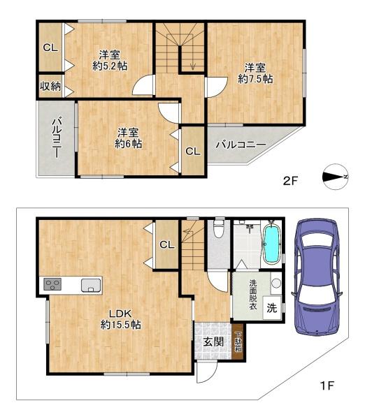 高槻市川添１丁目の中古一戸建
