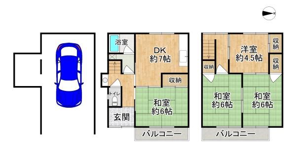 高槻市富田町２丁目の中古一戸建