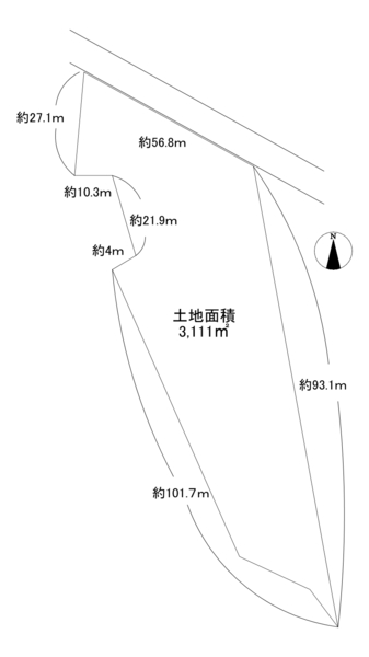 高槻市松が丘４丁目の土地