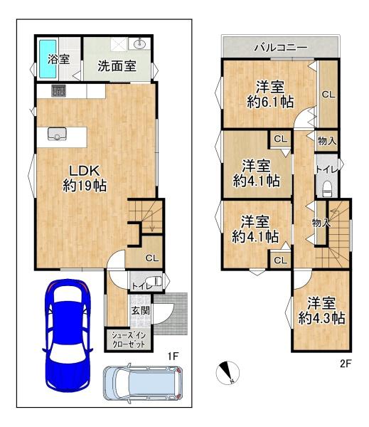 高槻市西町の中古一戸建