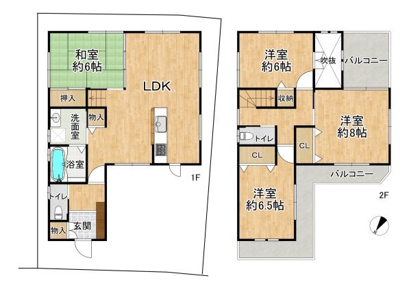 高槻市塚原２丁目の中古一戸建