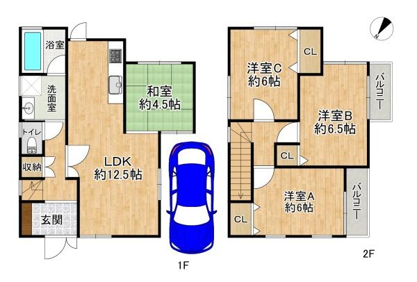 高槻市安岡寺町２丁目の中古一戸建て