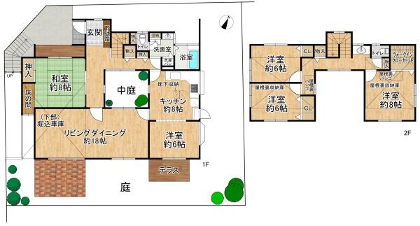 高槻市塚原６丁目の中古一戸建