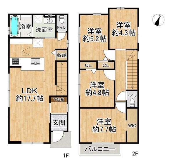 高槻市日吉台七番町の新築一戸建