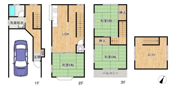 高槻市津之江北町の中古一戸建
