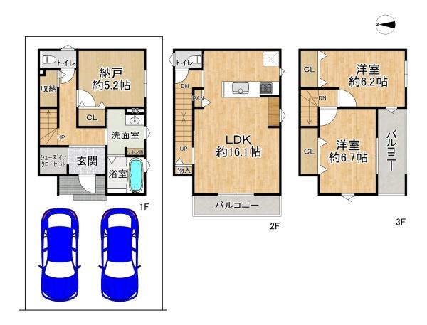 高槻市深沢本町の新築一戸建