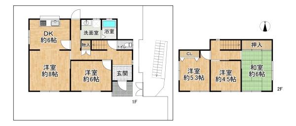 高槻市弥生が丘町の中古一戸建