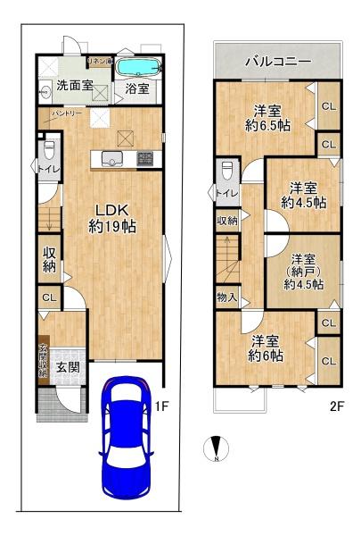 高槻市西冠２丁目の新築一戸建