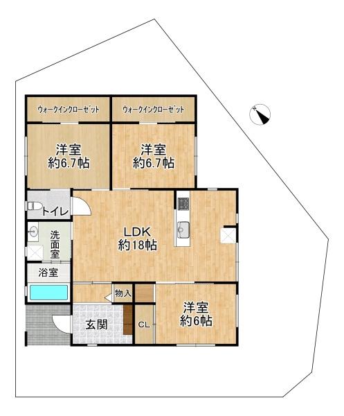 高槻市富田町３丁目の中古一戸建
