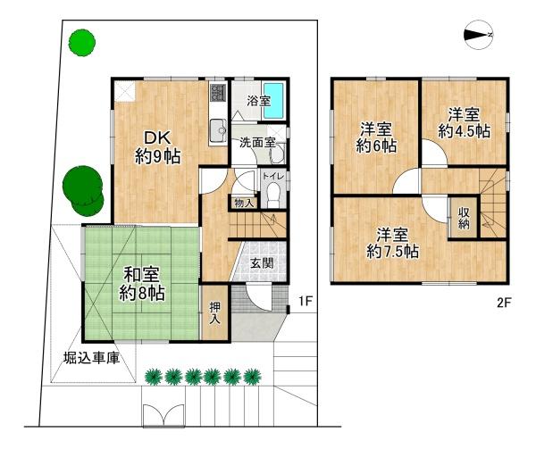 高槻市清水台１丁目の中古一戸建