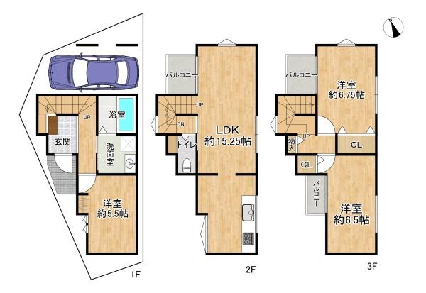 高槻市東天川３丁目の新築一戸建