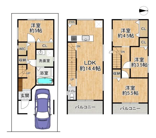 高槻市津之江町１丁目の新築一戸建