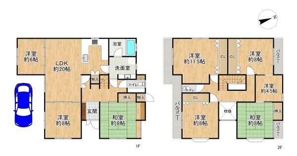 高槻市南平台５丁目の中古一戸建