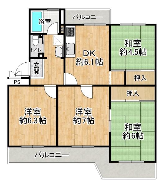 高槻塚原台ハイツ１１号棟