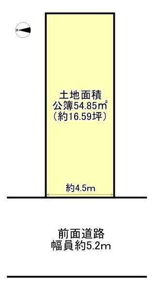 高槻市安満西の町の土地