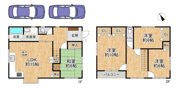 高槻市登町の中古一戸建