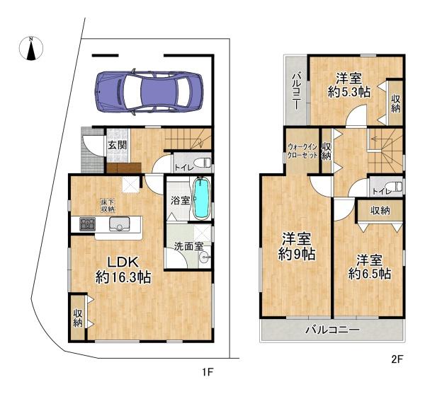 高槻市大冠町３丁目の新築一戸建