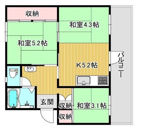 富田第二住宅７４号棟