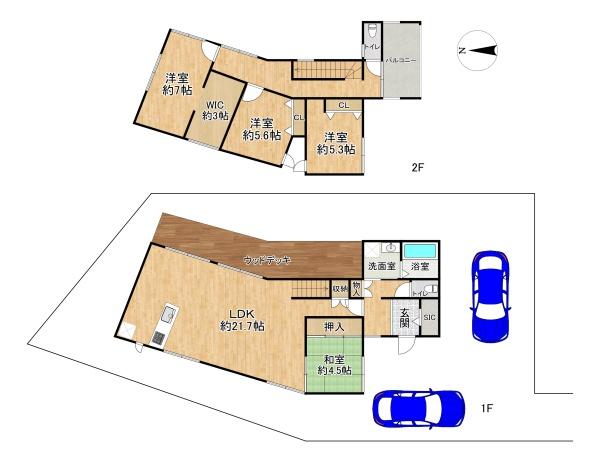 高槻市弥生が丘町の中古一戸建