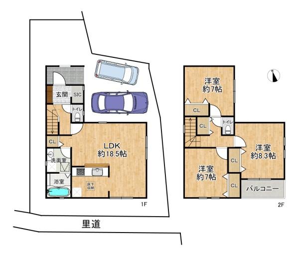 高槻市唐崎中２丁目の新築一戸建