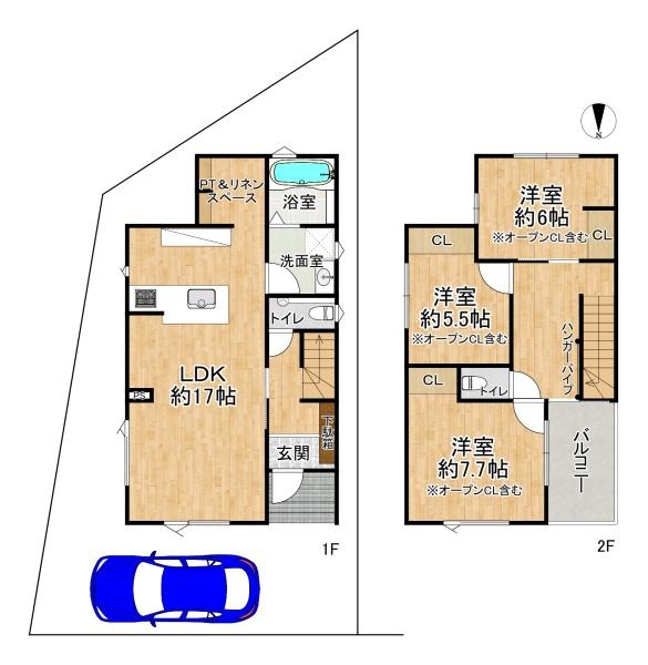 高槻市津之江北町の新築一戸建