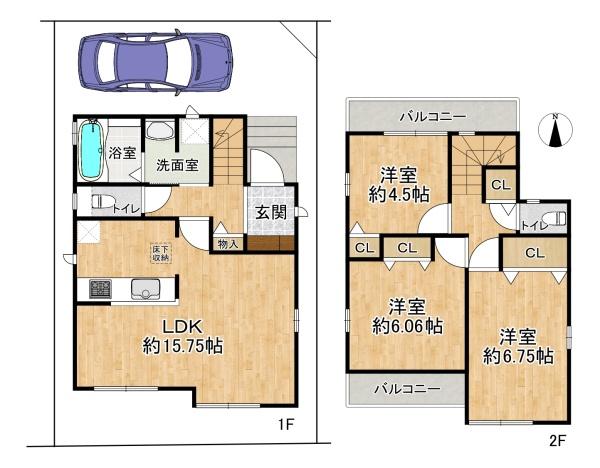 高槻市柱本新町の新築一戸建
