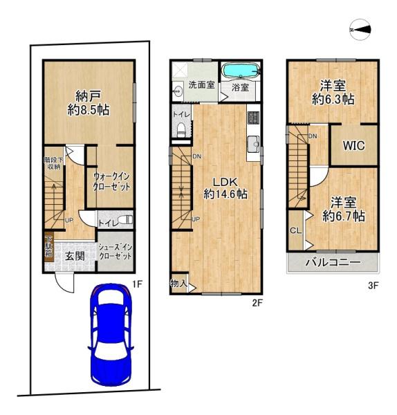 高槻市明野町の新築一戸建