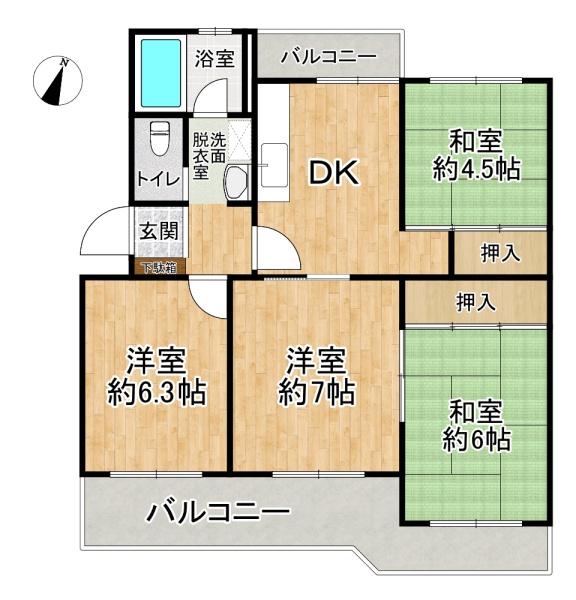 高槻塚原台ハイツ４号棟