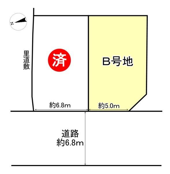 三島郡島本町広瀬1丁目の新築一戸建(全体区画図)