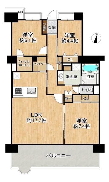 高槻阿武山三番街３０５号棟