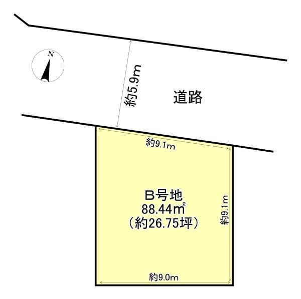 高槻市藤の里町の売土地