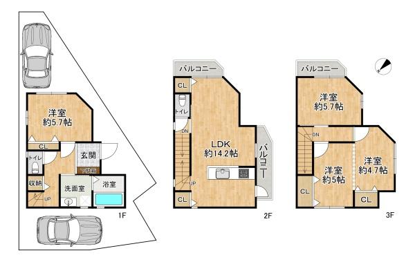 三島郡島本町高浜１丁目の新築一戸建