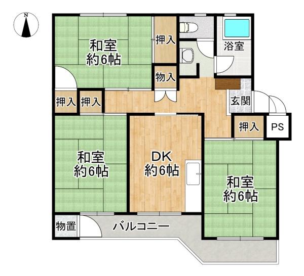 水無瀬青葉ハイツ８号棟