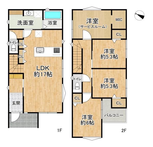 高槻市氷室町5丁目の新築一戸建