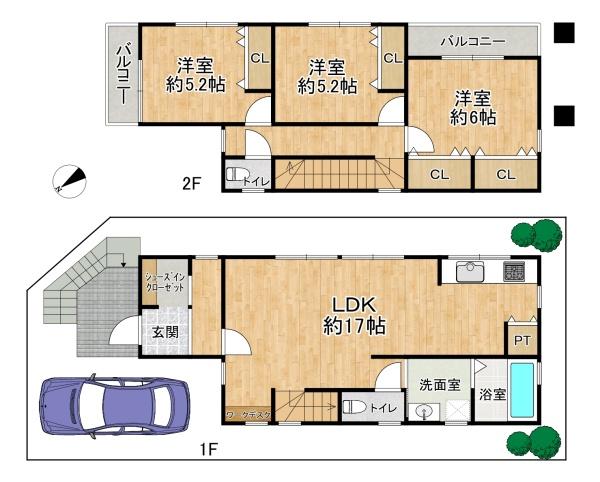 高槻市安岡寺町５丁目の中古一戸建