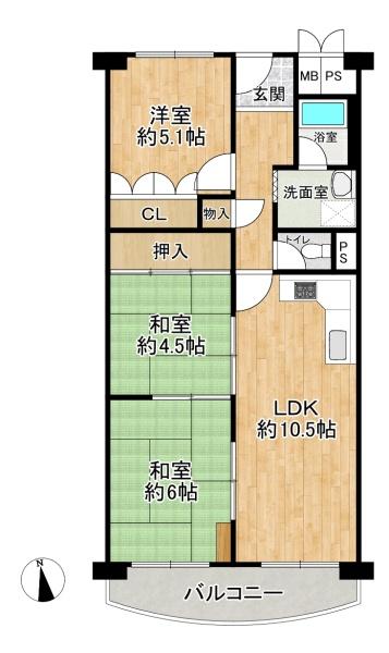 メゾン水無瀬４号棟