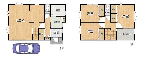 高槻市北大樋町の中古一戸建