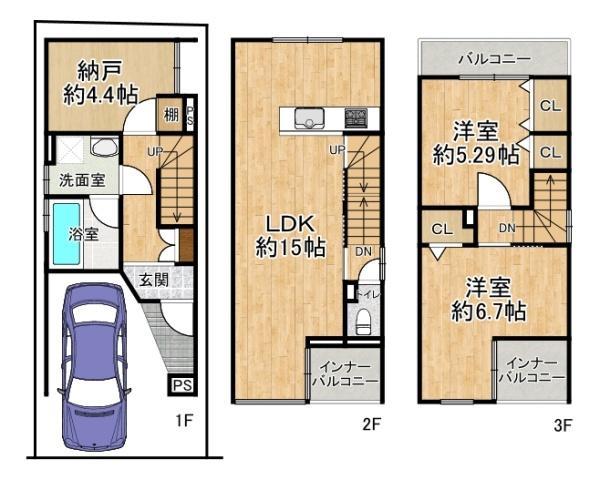 高槻市明野町の新築一戸建