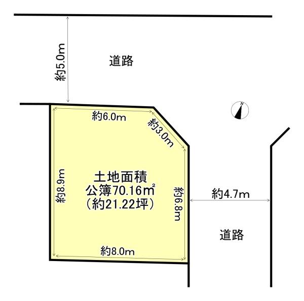 高槻市大冠町２丁目の売土地