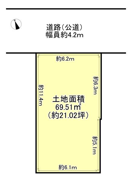 高槻市深沢本町の売土地