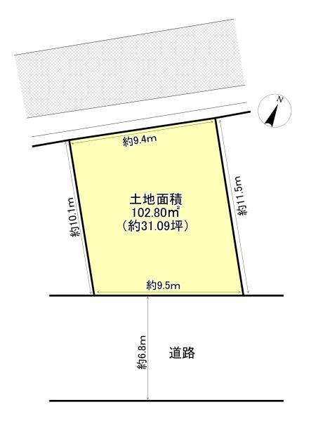 高槻市川西町３丁目の売土地