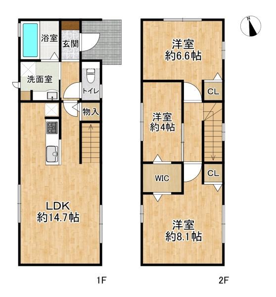 高槻市富田町5丁目の中古一戸建